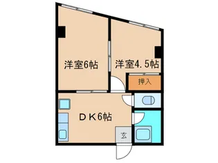 住吉マンション【5階】の間取り