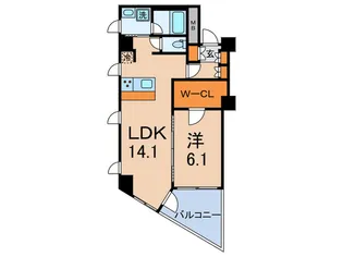 ゾンタ-ク【2階】の間取り