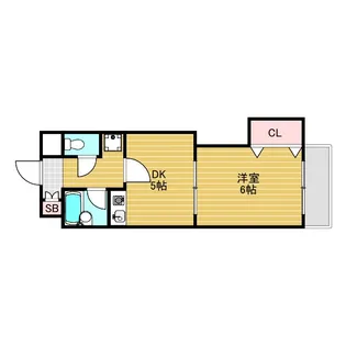 サウスフラット【8階】の間取り