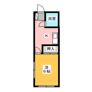 チェリオ小鹿【1階】の間取り