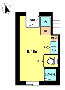 カーサ・コスタ浅草【1階】の間取り