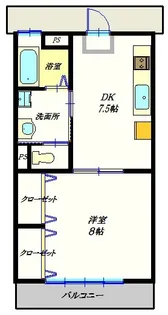 ライフピア南狭山第1【1階】の間取り