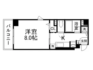 THEBASE四条大宮【3階】の間取り
