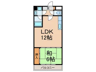 YKハイツ旭が丘【3階】の間取り