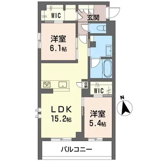 ノールフェリシモ【4階】の間取り