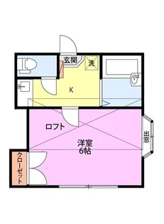 レオパレス新潟第一【1階】の間取り