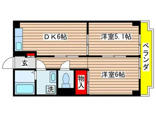 ダイワプラザ都【1階】の間取り