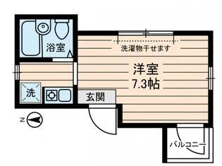 シャンテ小台【2階】の間取り