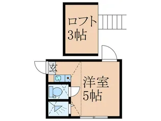 フェリスアート【2階】の間取り