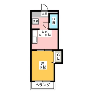 ハイツコスモス【3階】の間取り