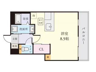 La BellaCasa【5階】の間取り