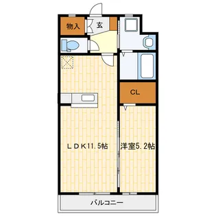メゾン・リヴェール【3階】の間取り