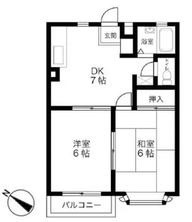 グレースM&S【1階】の間取り