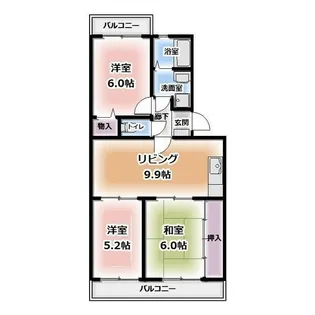 メゾン・ド・エソールI【3階】の間取り