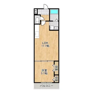 エルデ高松東【2階】の間取り