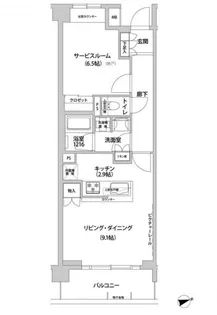 コンフォリア目黒青葉台【3階】の間取り