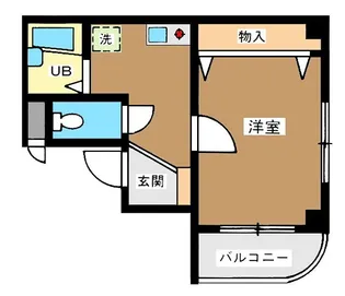 カーサ松原【1階】の間取り