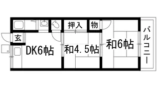 ビラビアンカ【1階】の間取り