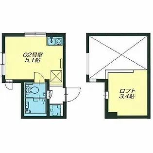 アルファ生田2号棟【1階】の間取り