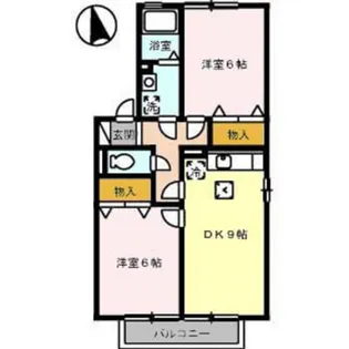 コンフォート D棟【1階】の間取り