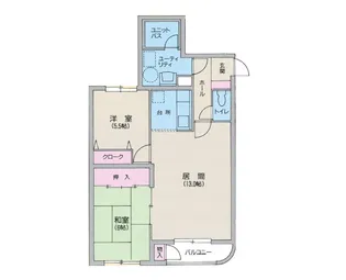 アーバンハイツ山鼻【1階】の間取り
