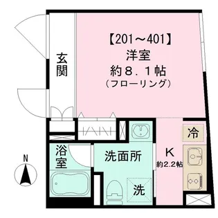 EDIT明大前【3階】の間取り