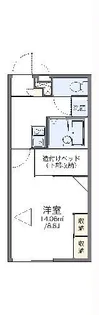 レオパレスセレーノ【2階】の間取り