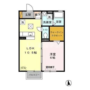 ディアーナ【1階】の間取り