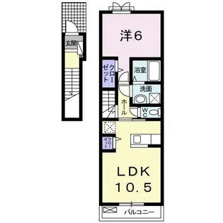 Comfort Sizuka【2階】の間取り