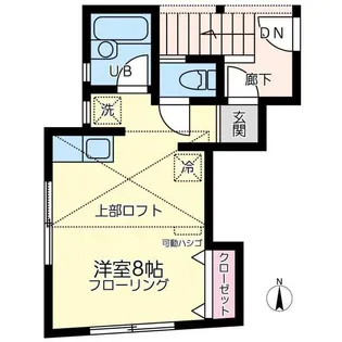 フォレスタ鷹取【2階】の間取り