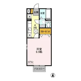 サンフィール【1階】の間取り