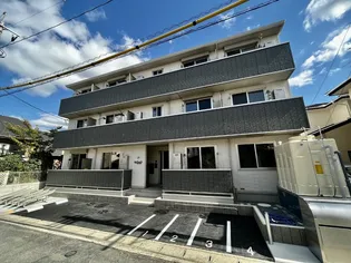 岡山県岡山市北区学南町1【アパート】の外観