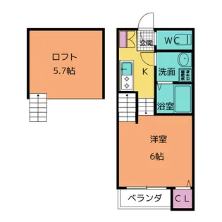 ハーモニーテラス平針III【1階】の間取り
