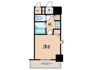 イトーピア三宮アーバンステージ【3階】の間取り