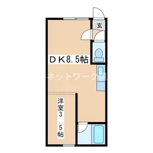 パークサイドG【3階】の間取り