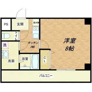 グレースフルレジデンス阿倍野【4階】の間取り