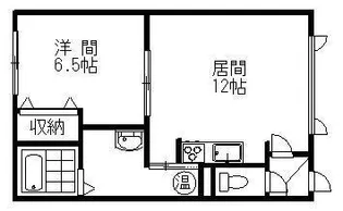 MIYABI(雅)HEIGHTS【1階】の間取り
