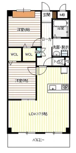 ラ・フォンテ【2階】の間取り