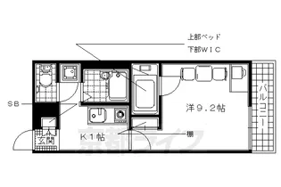 レオパレスラ グラシューズ【3階】の間取り
