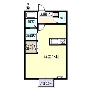 レガート清住 B棟【2階】の間取り