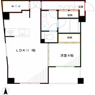 アルタマレア【2階】の間取り