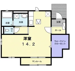 メゾン ラフレシールN【1階】の間取り