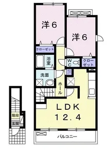 プラシード【2階】の間取り
