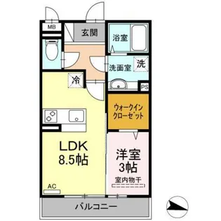 Rioくるま【2階】の間取り