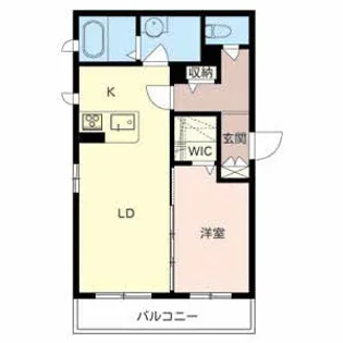 シャーメゾン グレースコーワ【1階】の間取り