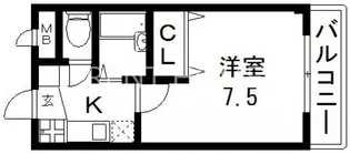 スリーゼ菱屋西【4階】の間取り