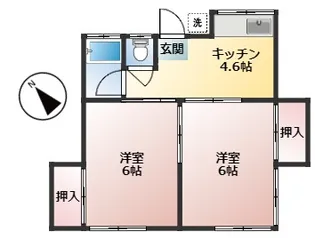 マイネストMAYA【2階】の間取り
