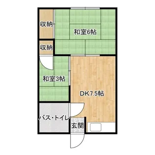 西ノ京ハイツ【3階】の間取り