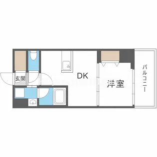 ヴィーナス今里【7階】の間取り