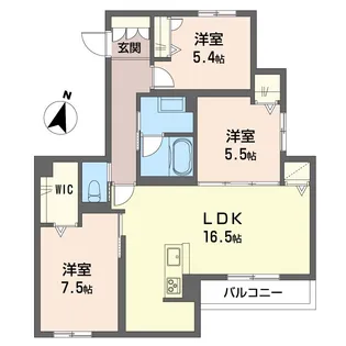 セントリビエII【2階】の間取り